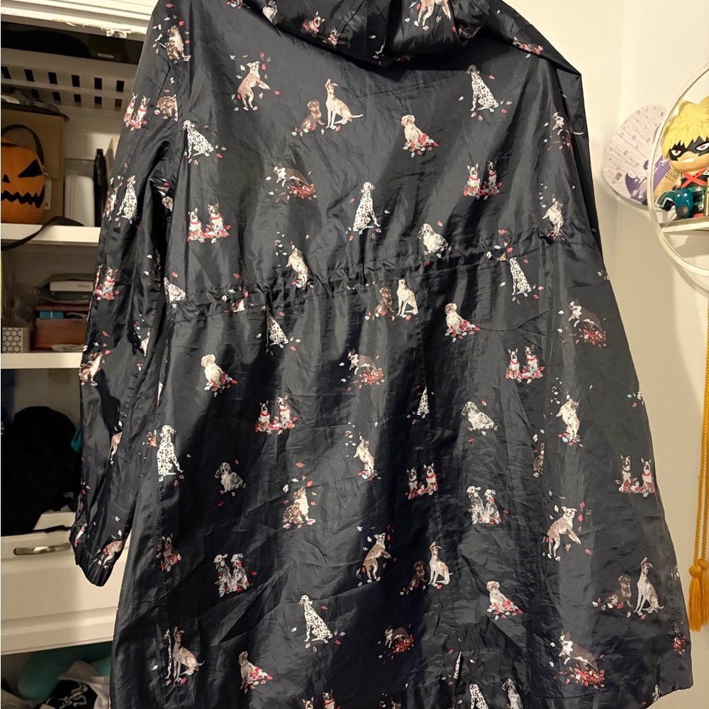 Joules Raincoat with Dog Pattern